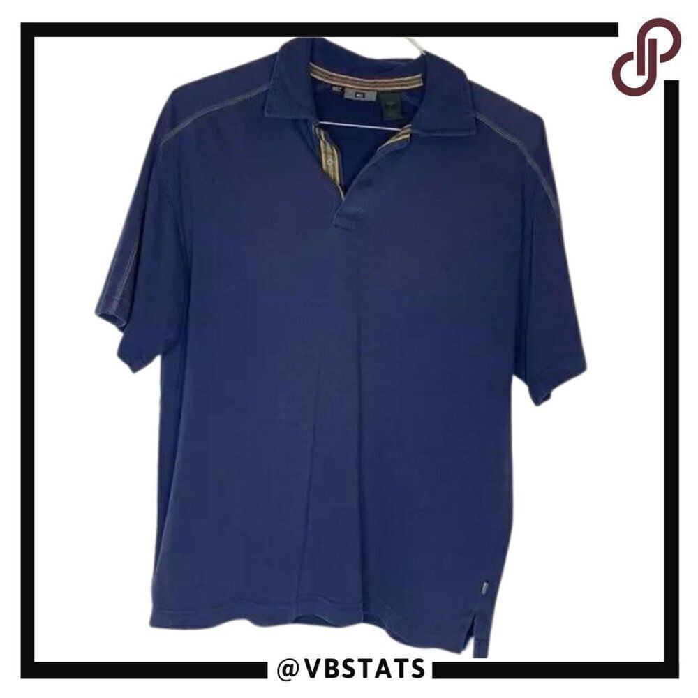 REI Medium Navy‎ Blue Short Sleeve Outdoor Activigty Polo